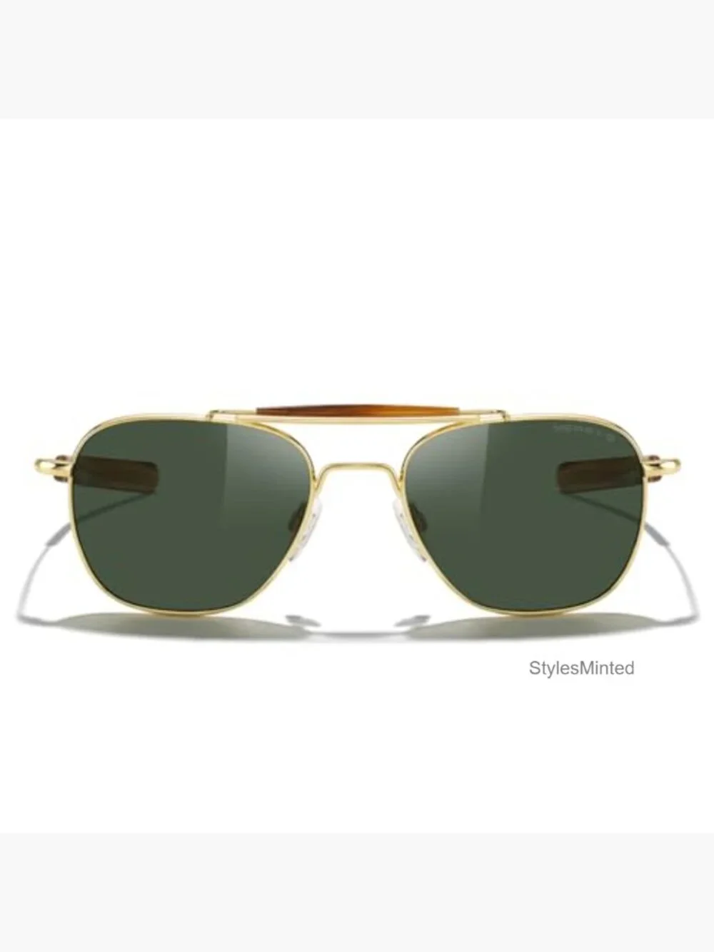 Classic Square Aviator II Military Polarized Sunglasses for Men or Women